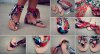 DIY ... lace up flip flops with a scarf.jpg