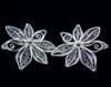 2003, chestnut leaves silver filigree earrings, srebreni filigranski obetki.jpg