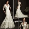 Free-shipping-W010-sexy-v-neck-lace-long-sleeve-wedding-dress-mermaid (1).jpg