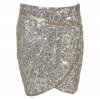 Silver sparkle sequin wrap style skirt.jpg