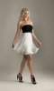 Celebrity-Style-Black-and-White-Ruched-Knee-Length-Graudation-Dreses-by-Mori-Lee.jpg