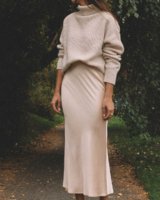 Sarah+Butler+of+@sarahchristine+wearing+fall+chunky+cream+sweater+and+silk+skirt+in+Seattle+-2.jpg