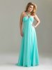 Halter Floor Length Beaded Ruched Elegant Flattering Hunter Plue Size Dresses For Prom.jpg