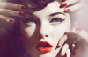 wedding-hair-makeup-inspiration-retro-waves-red-lips-nails.png