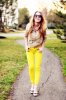 dazzling yellow pants-f61511.jpg